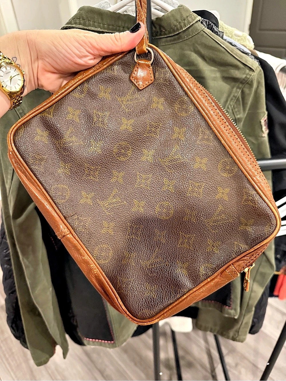 Authentic Louis Vuitton Vintage Monogram bag- Brown